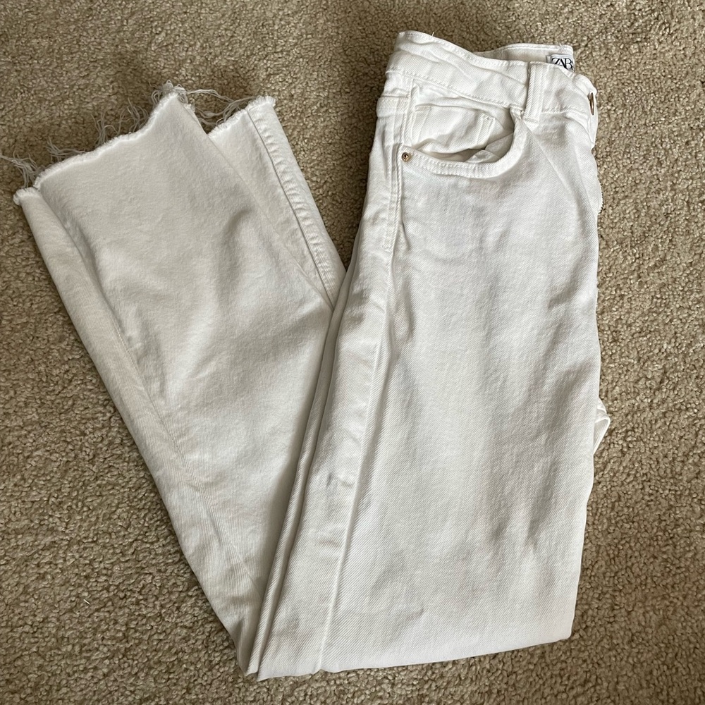 Zara White Women's Jeans